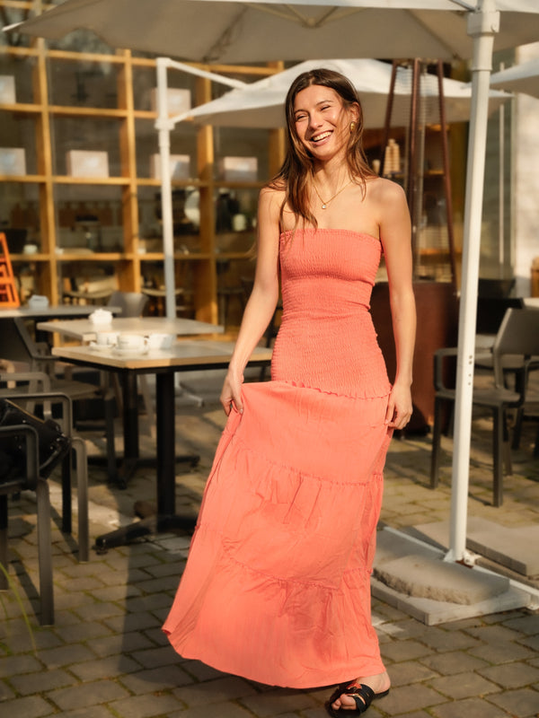 Vestido Positano Coral