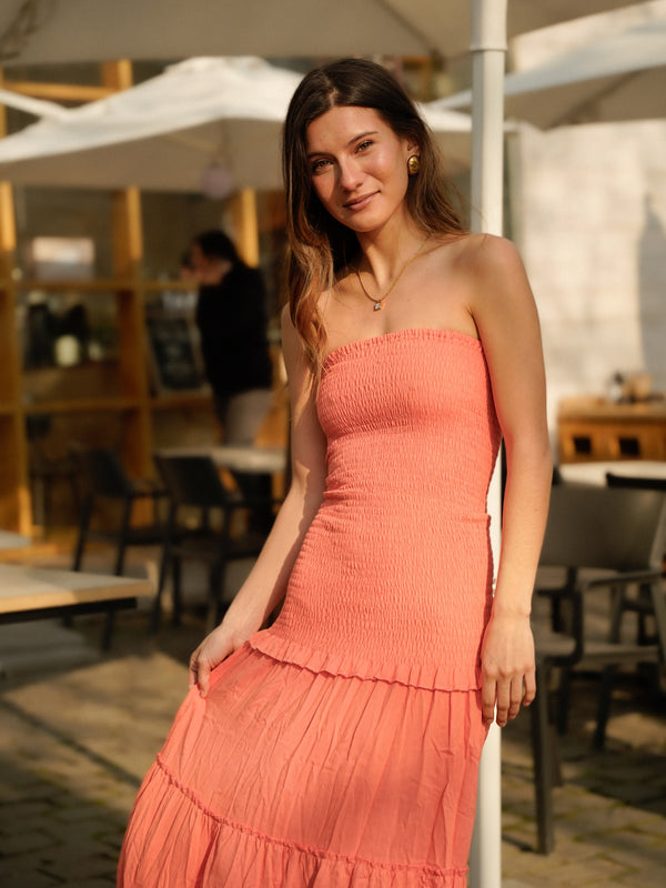 Vestido Positano Coral
