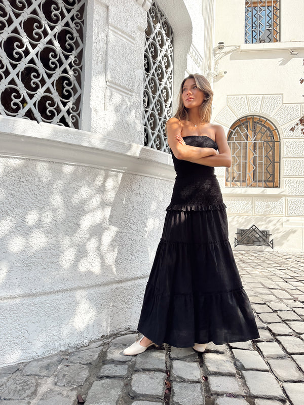 PREVENTA Vestido Positano Black (envíos 5 de diciembre)