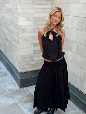 Blusa Marsella Lino Black