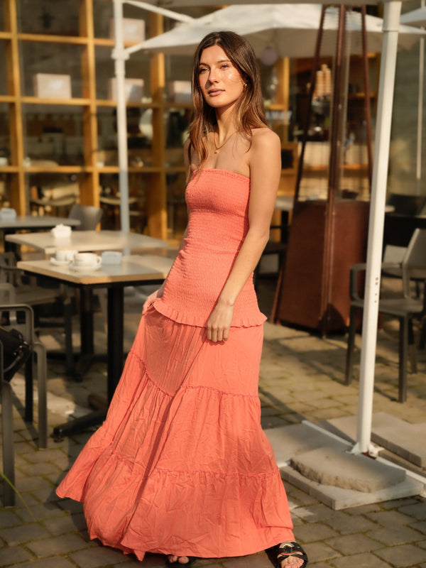 Vestido Positano Coral