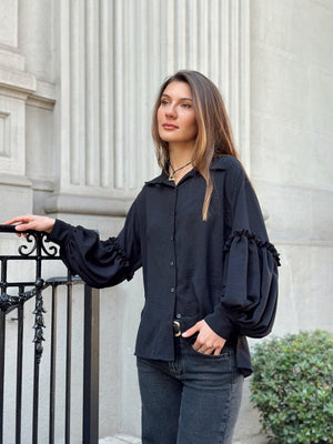 PREVENTA Blusa Segovia black (envíos 14 de Julio)