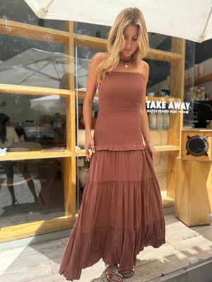 Vestido Positano Brown