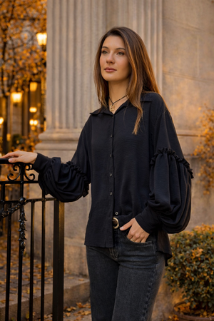 PREVENTA Blusa Segovia black (envíos 14 de Julio)