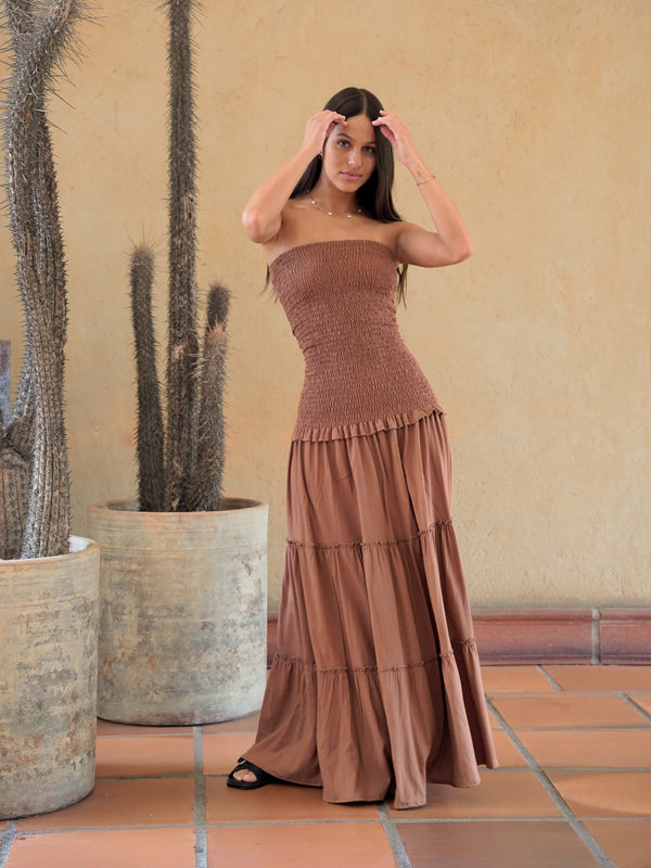 PREVENTA Vestido Positano Brown (envíos 5 de Diciembre)