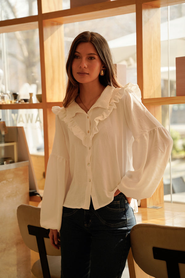 Blusa Toscana White